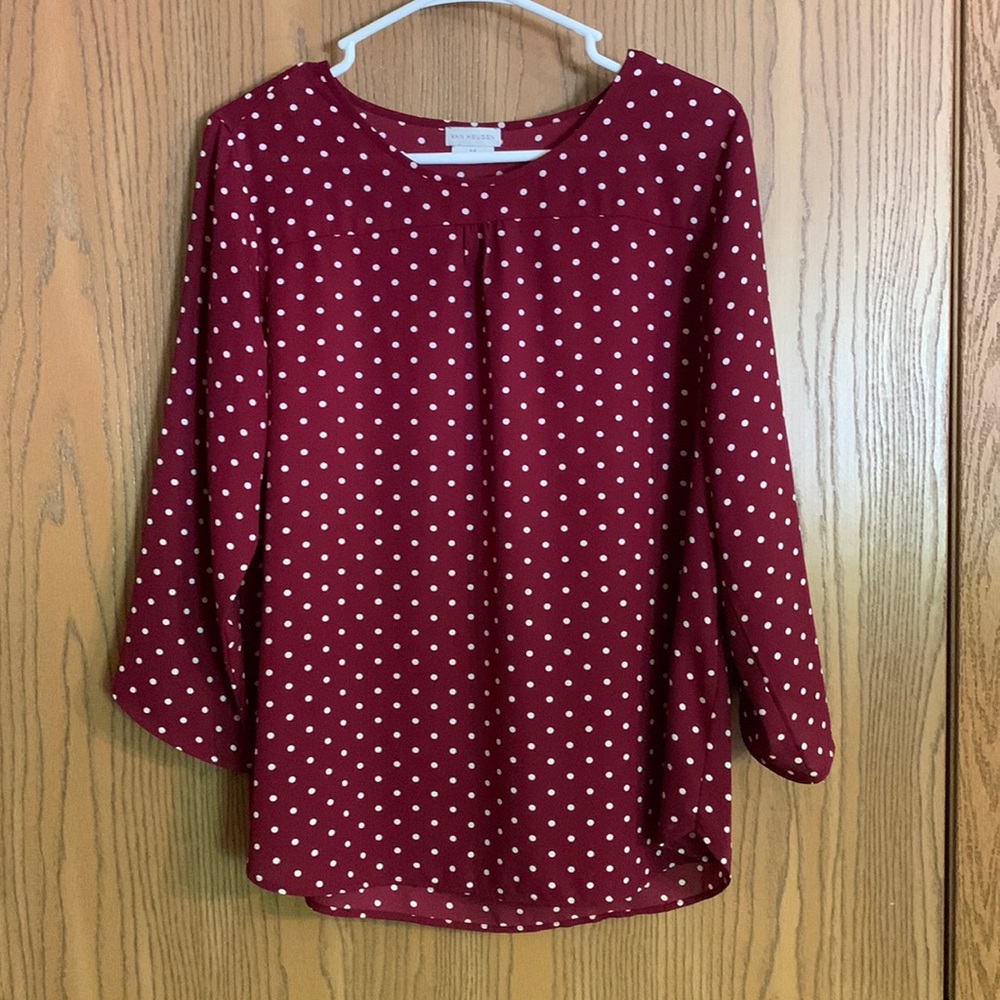Womens 3/4 sleeve blouse
